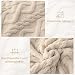 WONGS BEDDING Kuscheldecke Flauschig 150x200 Wohndecke Lammdecke Flauschige Weiche Sofadecke Fleecedecke Couchdecke Warme kuscheldecke für Bett Sofa, Beige