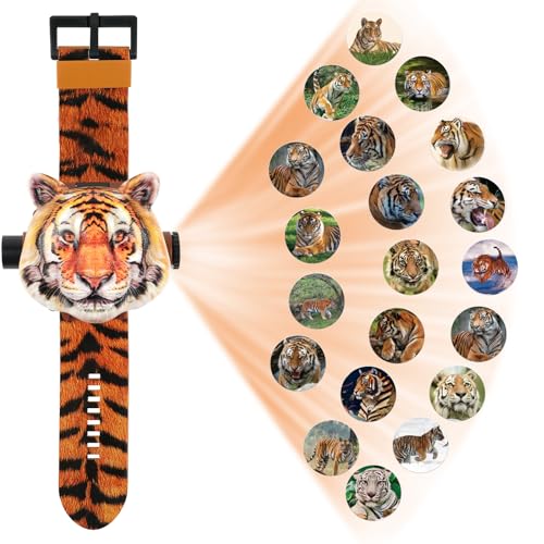 Vicloon Montre Enfant, Montre Projecteur, Montres de Poignet Numérique avec 24 Motifs de...