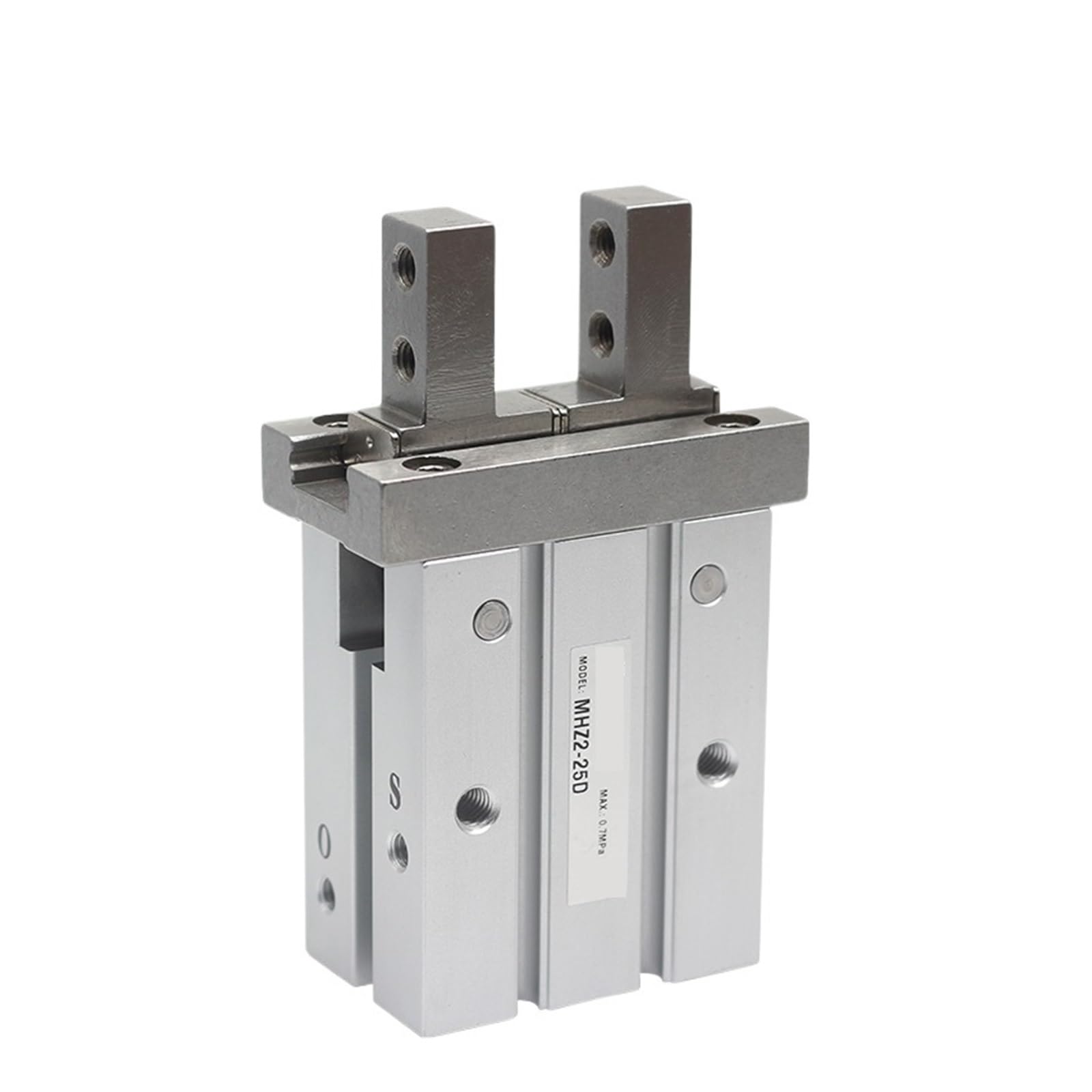 Cilindro de dedo neumático MHZ2-10D de aluminio con abrazadera paralela SC