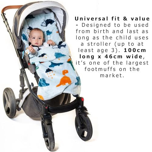 Chancelière universelle poussette Buggysnuggle fourrure chaude imperméable 2en1 - 4