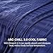 Elegear Revolutionary Cooling Blanket King, Absorbs Heat to Keep Body Cool for Night Sweats, Double Sided Arc-Chill3.0 Cool Fiber Q-Max>0.5, Lightweight Summer Cold Blankets Sleeping 90