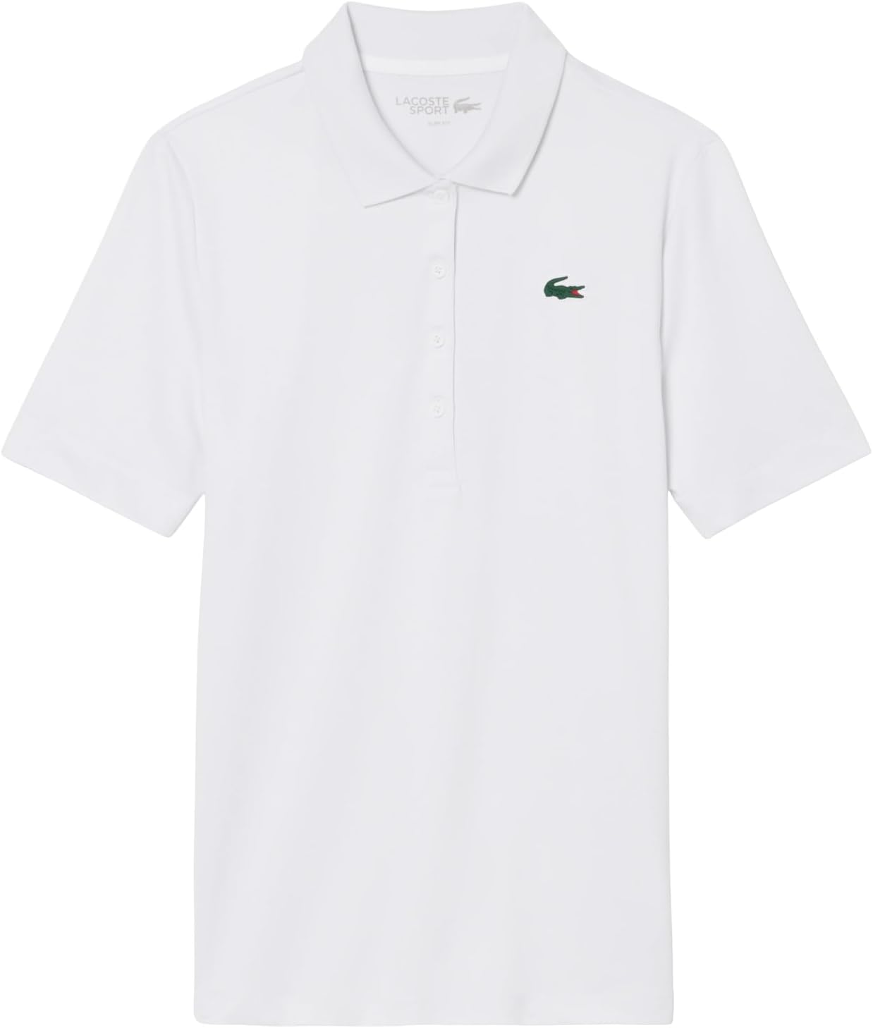 Lacoste Women's Slim Fit Uv Protect Stretch Golf Polo Shirt