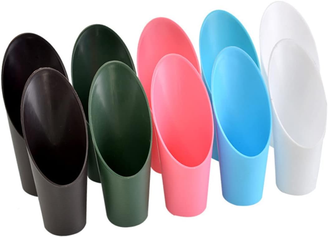 TOYANDONA 5Pcs Gardening Shovel Plastic Spade Tools for Succulent and Flower Planting S Random Color Lightweight Durable for Weeding Digging and Transplanting