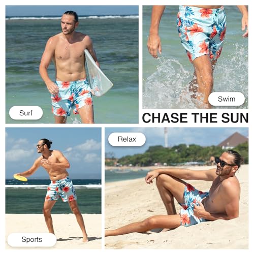 Image of Kanu Surf Men's Big Viper Extended Size Stripe Swim Trunk