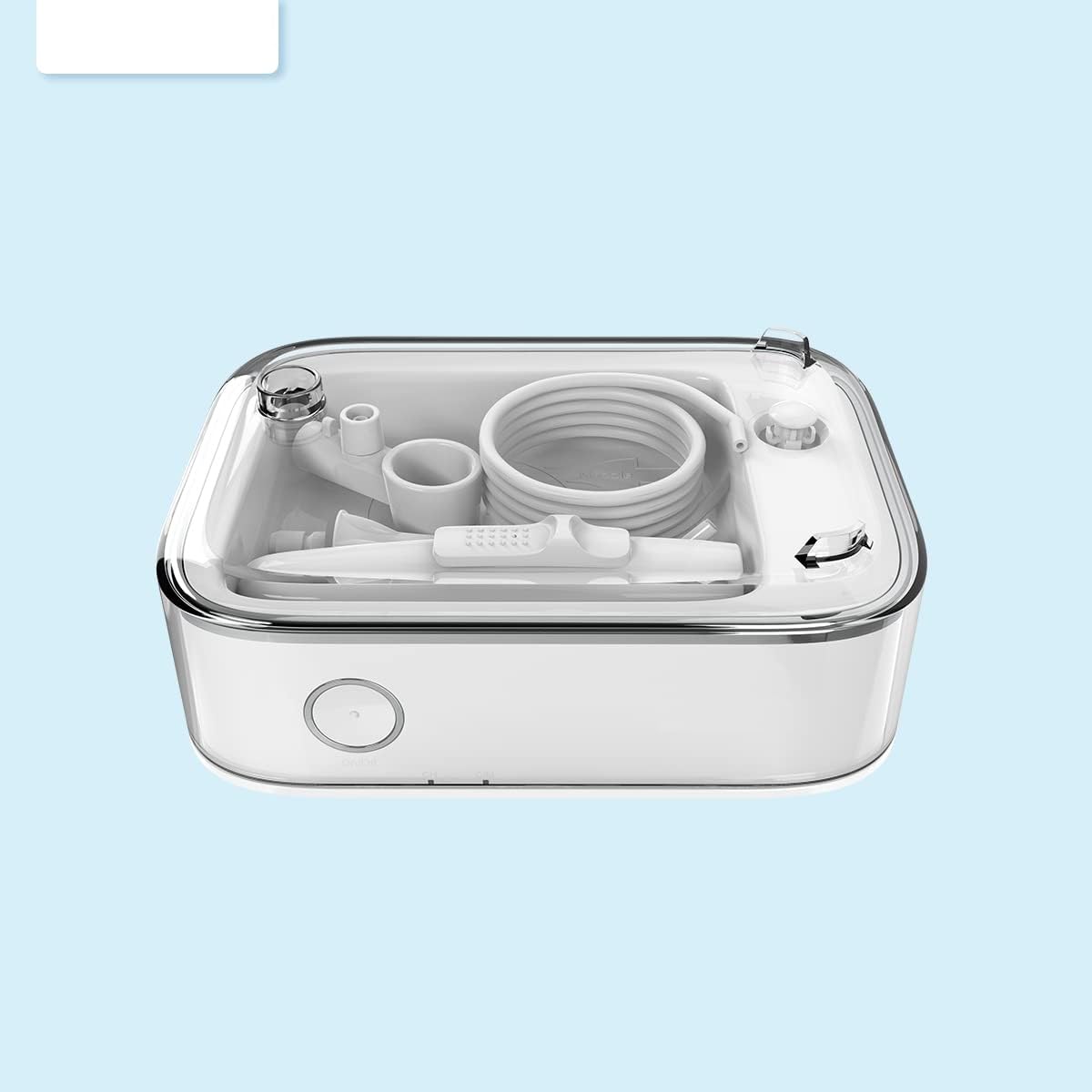 Hydropulseur | Deux modes de nettoyage et de massage | 10 réglages de pression d'eau | 6 embouts et réservoir de 600 ml | Modèle familial