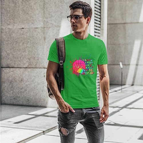 Basketball Funny Gift Team Play Like A Girl Basketball Humor Saying Men Women White Gray T Shirt #TOP3