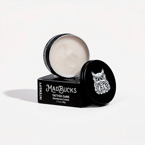 Balm para Tatuagem, Fórmula 100% Natural, Hidratante e Protetor, Realça as Cores Balm para Tatuagem, Fórmula 100% Natural, Hidratante e Protetor, Realça as Cores