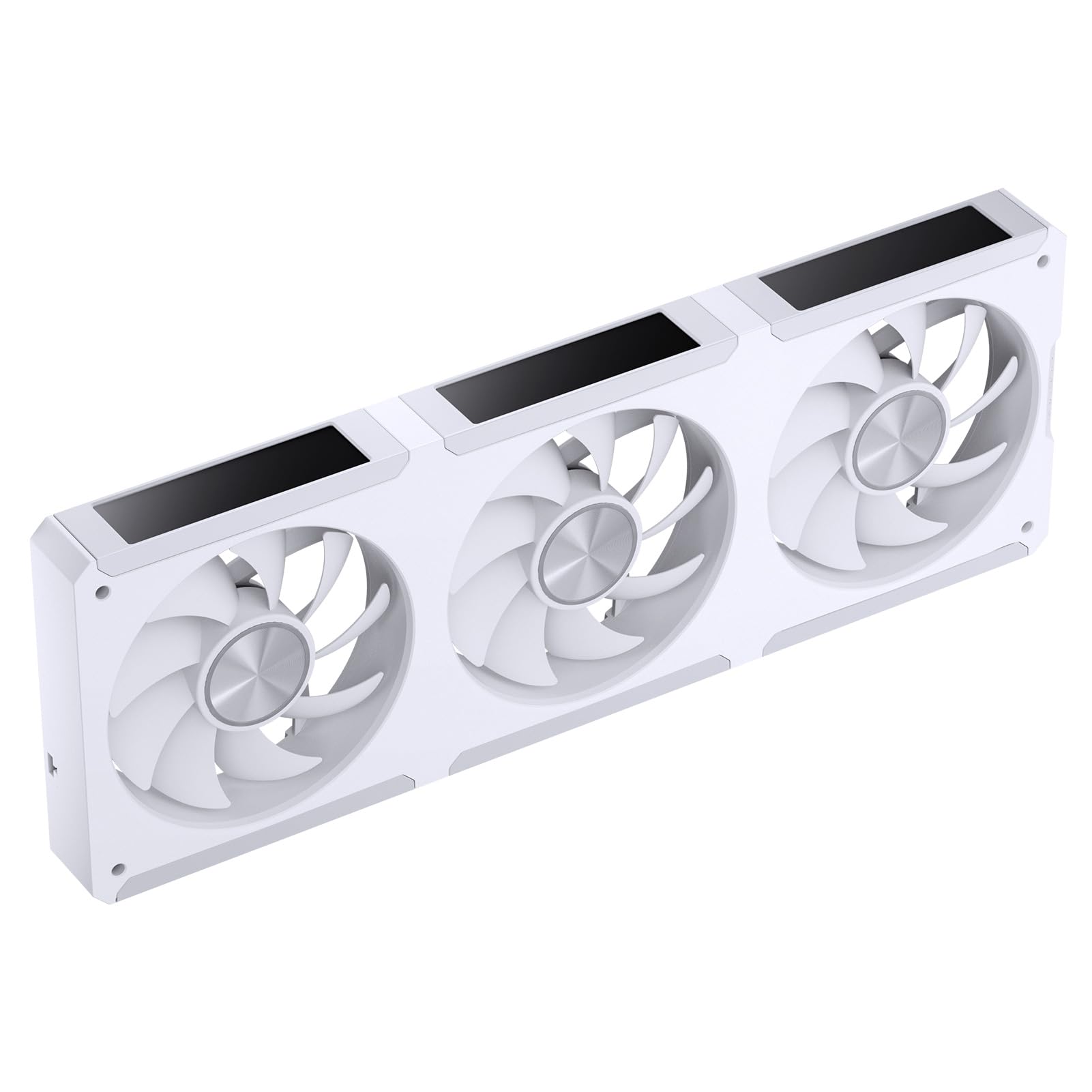 JONSBO ZC-360W 3.38 "x3 schermo PC ventilatore,3 magnetico 3.38 LCD Screen Control Software,Integrato Link Fan,Personalizza modelli di visualizzazione,Dati, Video Caricamento e Riproduzione,Schermo