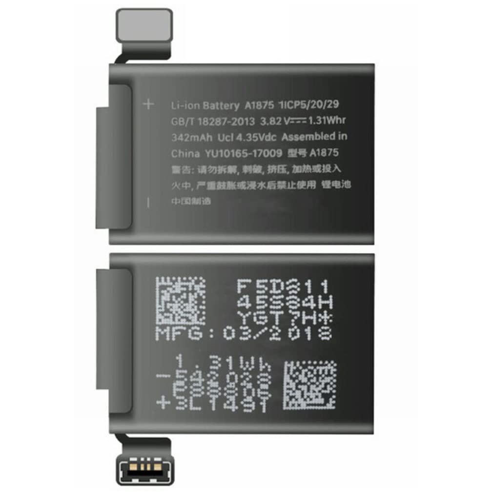 Amazon | A1875バッテリー腕時計用電池For Apple Watch 42mm