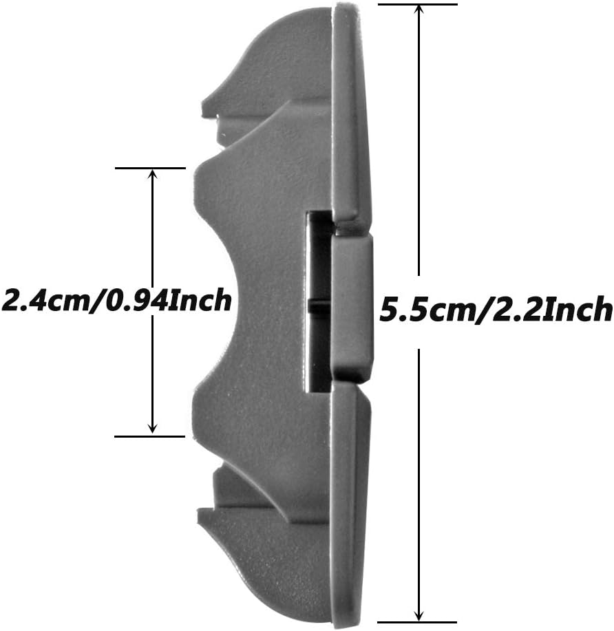 WPW10508950 Dishwasher Dishrack Slide Rail Stop, Upper for Rack Track Stop W10508950 8562015 AP6022472 W10199nt 8562015 W10199682 AP6022472 WPW10508950 Upper Rack Stop Clip