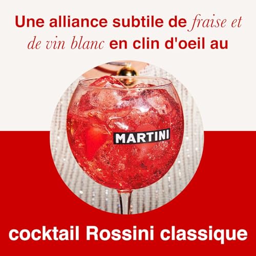MARTINI Rossini Vin pétillant, 8% vol., 75cl / 750ml, Cocktail prêt à servir – vue 6