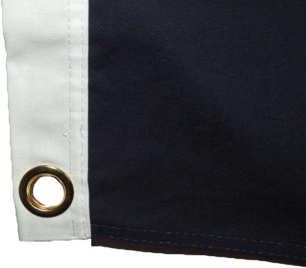 AES 3x5 Embroidered Commodore Perry Don't Give up Ship #2 100% Cotton Flag 3'x5' House Banner Double Stitched Metal Eyelets for Hoisting Fade Resistant Premium Quality