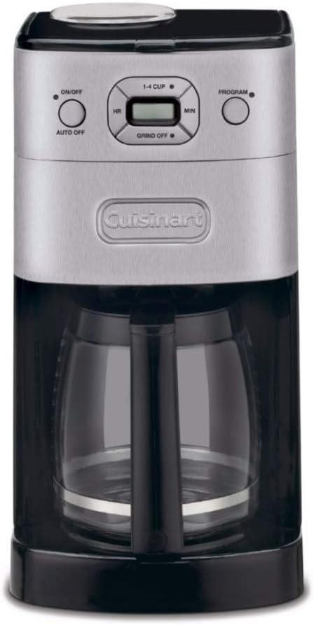 Cuisinart DGB-625BC 挽いて抽出 12カップ 自動コーヒーメーカー つや消しメタル パッケージは異なる場合があります 並行輸入品