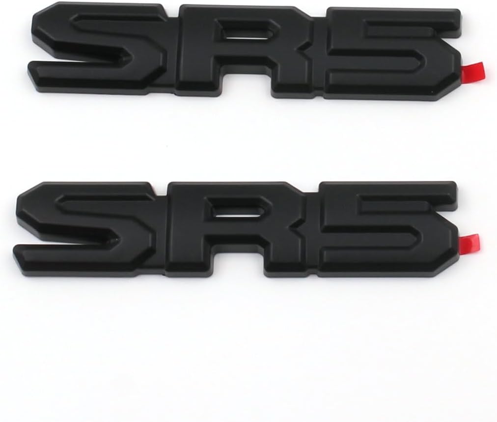 2pcs Matte Blackout SR5 Roof Side Emblem Overlay Badge Compatible with 2022-2024 Tundra 2024 Tacoma (2pcs SR5)