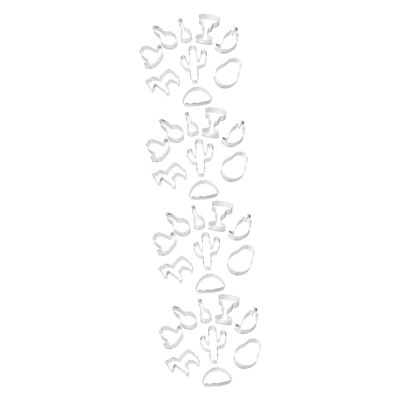 Ciieeo 4 Juegos Molde De Galletas Cuberteria Cuter Cortadores De Galletas Hat Bolas Fondant Cortador De Galletas De Fiesta Herramientas Para Hornear Acero Inoxidable 6 Piezas * 4