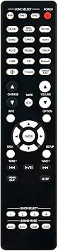 RC-1256 Replace Remote fit for DENON AVR-X6800H AVC-X6800H 8K Home Theater