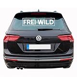  Frei.Wild - R&R, Heckscheibenaufkleber, Farbe: Weiß, Außenklebend