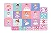 Crocodile Creek 2831-6 Sweet Dreams 2-Sided Placemat Children's Placemat, Pink, Purple, Red, Teal, Yellow, Blue