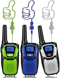 Walkie Talkies 3 Pack, Easy to Use Long Range Walky Talky Handheld Two