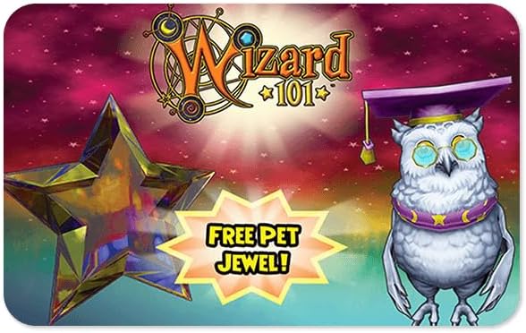 Wizard101 Digital Card – Pet Jewel [Online Game Code]