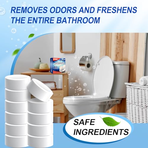 IFSRF Automatic Toilet Bowl Cleaner Tablets - 50 Pack, Bleach Free, Descale & Deodorize, Septic-Safe, Continuous Cleaning with Fresh Scent, Drop-In Tank Cleaner for All Toilets get a fresher bathroom by IFSRF - Image 7