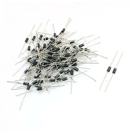 Aexit 100 Pcs Diodes 3.5 x 6.5mm axia-l Lead Cylinder Rectifier Diodes 600V Schottky Diodes 2A RL205