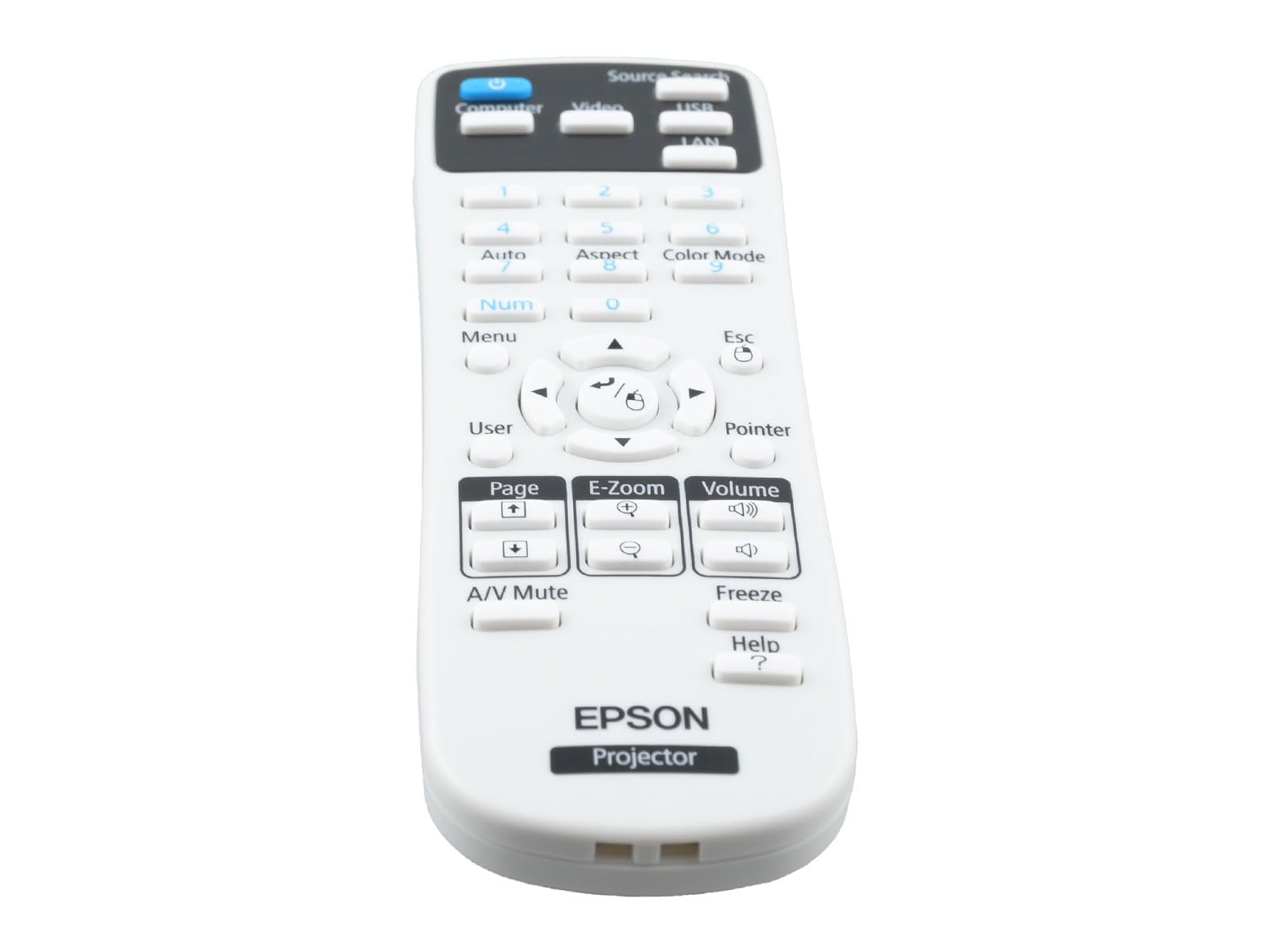 EPSON Telecomando Originale 1599176, 159917600 per EB-940, EB-945, EB-950W, EB-955W, EB-965, EB-97, EB-98, EB-S03, EB-S120, EB-S17, EB-S18, EB-S200, EB-S21, EB-W03, EB-W120, EB-W18, EB-W22, EB-X03, EB