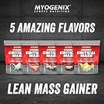 Myogenix Critical Mass Gainer – Muscle Mass Weight Gain Supplement, Zero Lactose Whey Protein Powder – Anabolic Whey Protein – Chocolate (5 lbs) - Image 5
