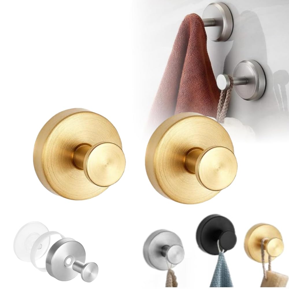 Amazon.com: 2025 Upgraded No-Drill Hooks, Suction Cup Hooks