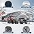 20x20FT Heavy Duty Metal Carport w/Led Light,Outdoor Portable Car Garage,Reinforced Base & Galvanized Steel Roof, Outdoor Car Port Canopy Shelter for Boats, Full-Sized Pickup Trucks