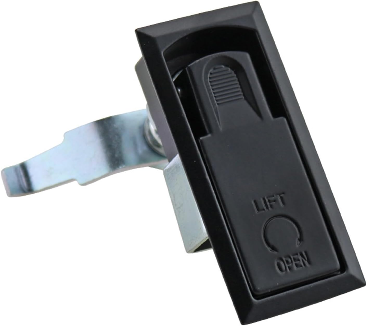 Zinc Alloy Stamping Rotary Flat Lock Equipment Cabinet Automation Distribution Box Door 1Pcs(Matte)