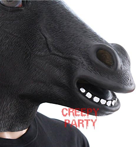 Horse Mask Party Dress Up Horse Head Latex Masks for Adults Men Masquerade