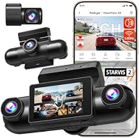 REDTIGER VP40 4-Channel 360° Dash Cam