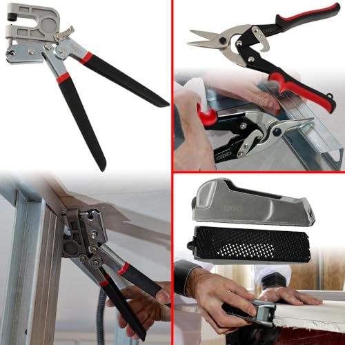 Kit outils plaquiste de 10 pièces avec couteau isolant durable pour des finitions impeccables
