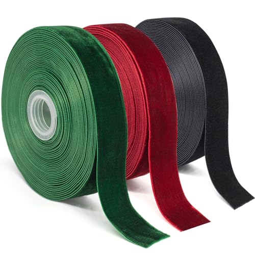 Swedin Velvet Ribbon Set, 1” × 30Yards...