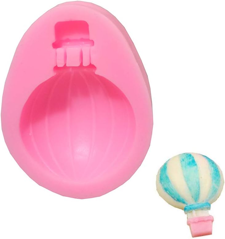 Round Hot Air Balloon Shape Silicone Fondant Mold Chocolate Mold Soap Mold Decorating Cakes Ice Cube Mold Cookie Mould