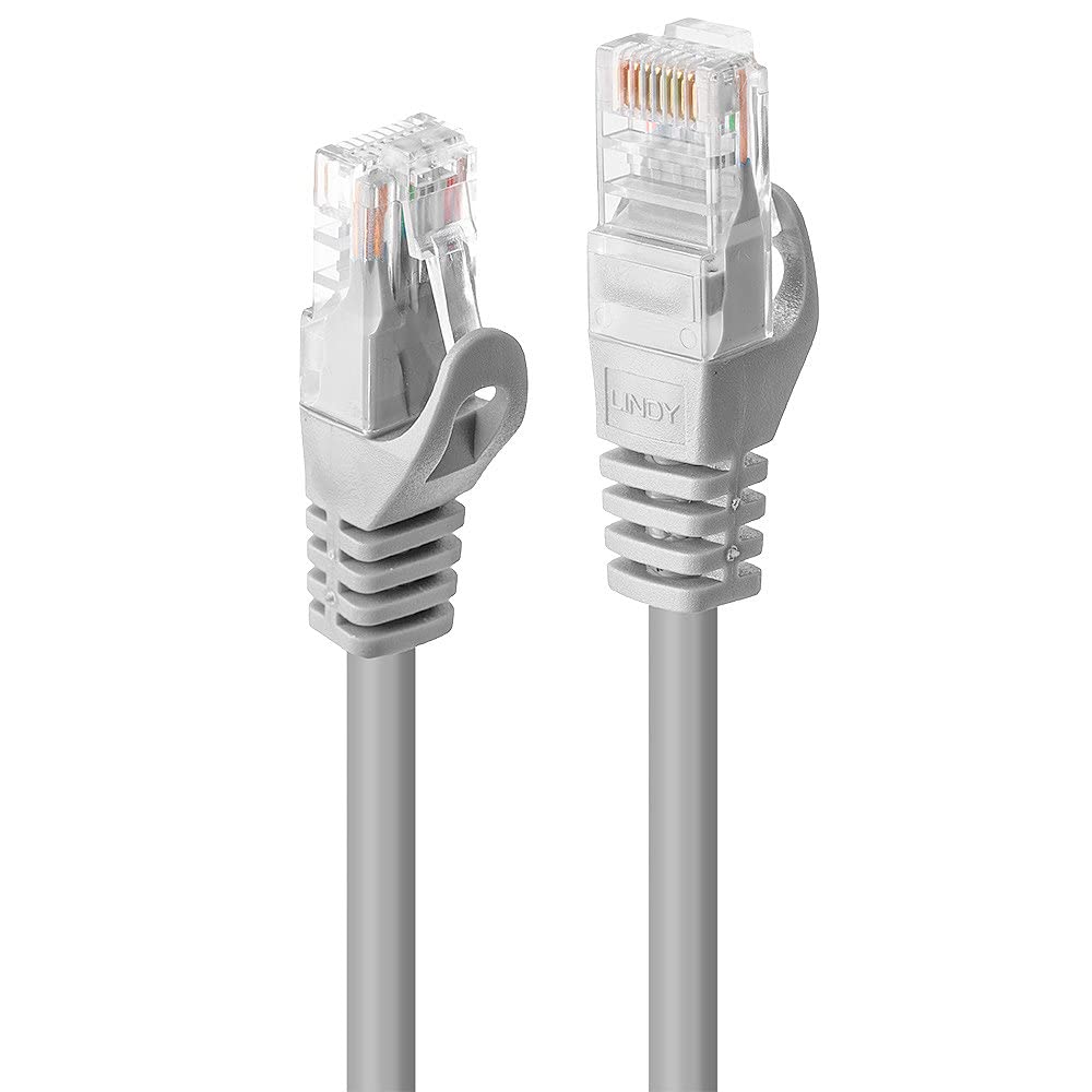 Lindy Cavo Cat.5e U/UTP Grigio, 3m, 50pz