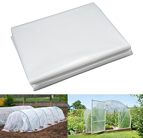 Bâche De Serre DAZZTIME 3x10m - Polyéthylène Transparent 200μ, Résistant UV, Pour Jardin Et Tunnel