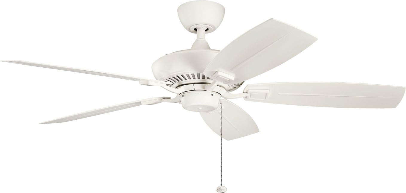 Kichler 310192SNW Canfield Patio 52IN Wet Location Energy Star Ceiling