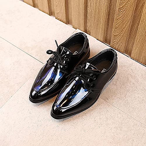 Toddler Boys Leather Studen Children Casual British Perform Shoes Baby Boy's Kids Girls Outfits Set 3-14 Years4
