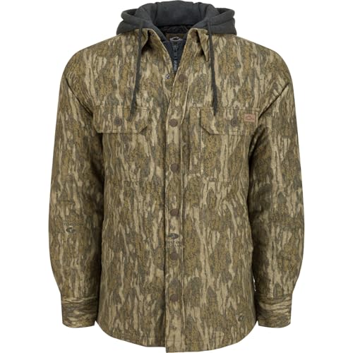 Drake Waterfowl Men's The Campfire Flannel Hoodie