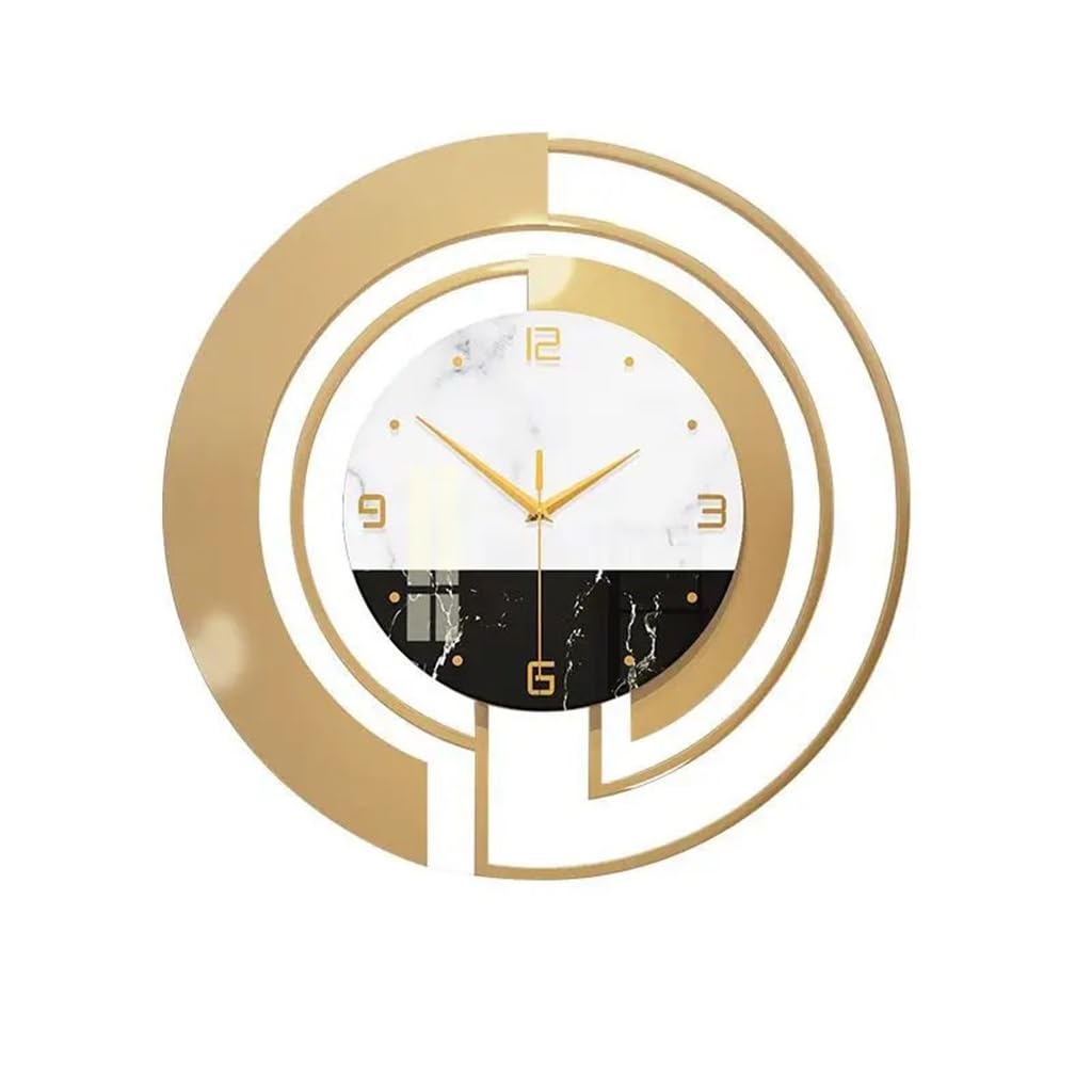 Horloge murale silencieuse salon design léger montre artistique