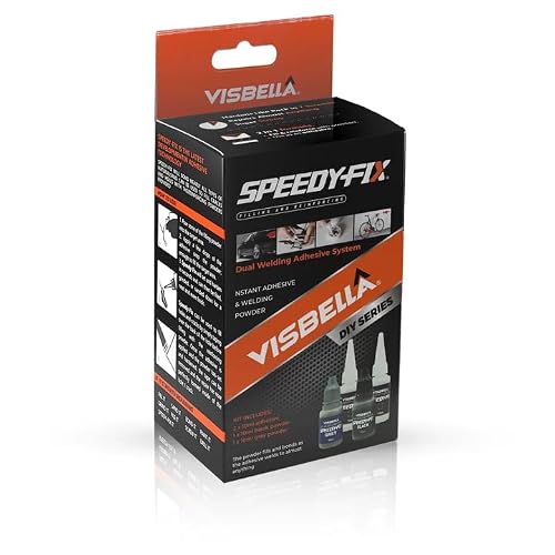 Visbella Instant Strong Glue Plastic Repair Adhesive Waterproof Speed Fix for Metal Surfaces & Plastic Adhesive Component