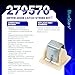 BlueStars Universal Appliance Door Latch Kit 279570 PS334230 AP3094183 14205029 236877 420198 423232 EED4300TQ0 LTE5243DQ6 - Compatible with GE Whirlpool Kenmore Roper KitchenAid Dryers and more