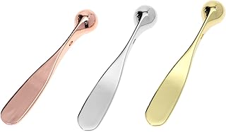 KALLORY 3 Pçs Máscara Colher Ferramenta Massageador Para Os Olhos Aplicadores De Maquiagem Ferramentas Faciais Creme Facial Colher Creme Para Os Olhos Espátula Produtos De Maquiagem Creme