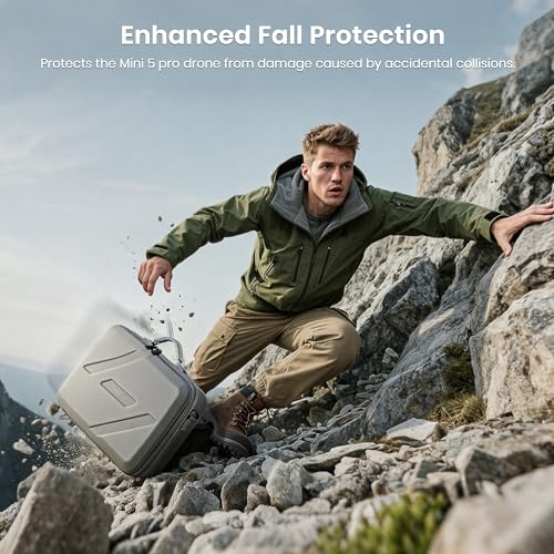 STARTRC Mini 5 Pro/Lito x1 Case, Portable Carrying Bag for DJI Mini 5 Pro/Lito x1 Accessories,for DJI RC 2 Controller Fly More Combo by STARTRC - Image 3