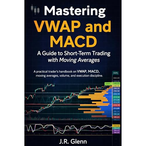 Mastering VWAP and MACD: A Guide to Short-Term Trading with Moving Averages Audiolibro Por J. R. Glenn arte de portada