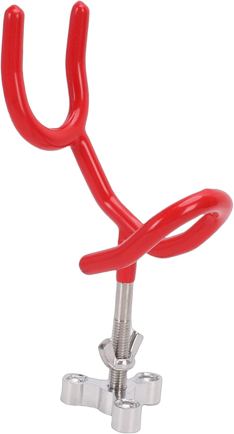 Keenso 4pcs Fishing Rod Holder, Stainless Steel with PVC Dip Coating 20 Degree Tilt Design for Saltwater Freshwater Fishing, with Deck Mount Base for Boat Kayak Pontoon