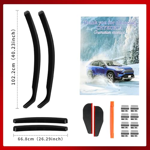 4PCS in Channel Window Rain Guards Fit for Nissan Altima 2019-2026 by CHYKORLA - Used condition - Image 7