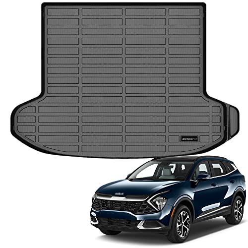 Auxko All Weather Cargo Liner Fit For Kia Sportage 2023(Not Plug In) Tpe Rubber Trunk Mat Sportage Accessories All Season Guard Odorless Anti-Slip Cargo Mat Black #TOP15